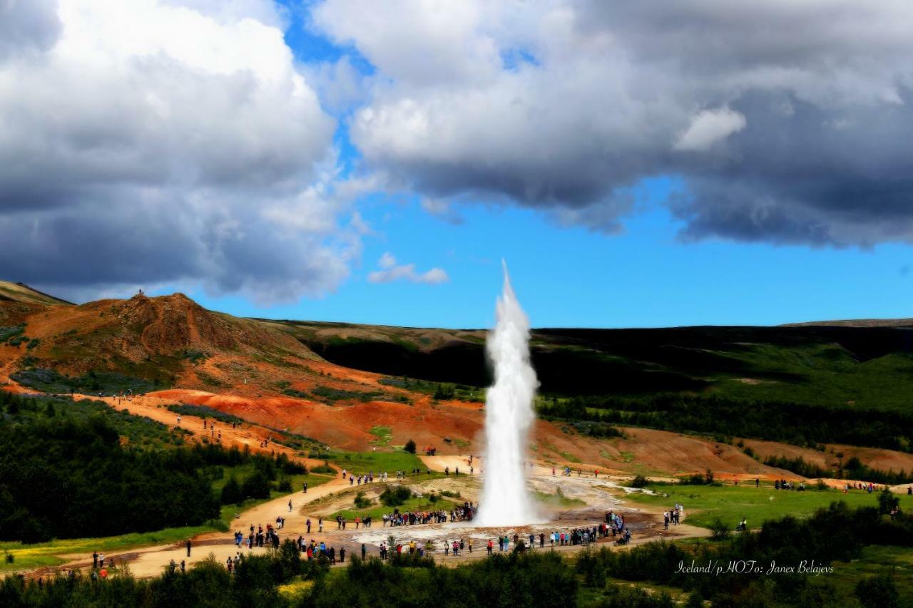 Hotel Geysir Bagian luar foto